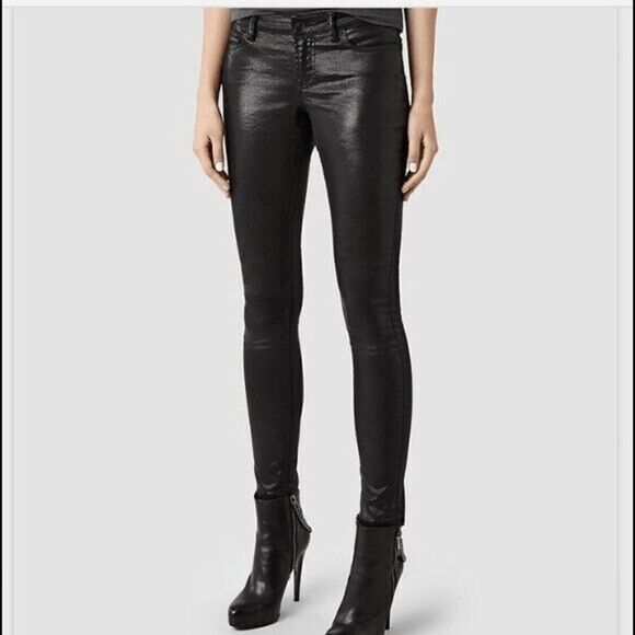 AllSaints Petrel Brodie Black Jeans size 31 - Picture 1 of 6